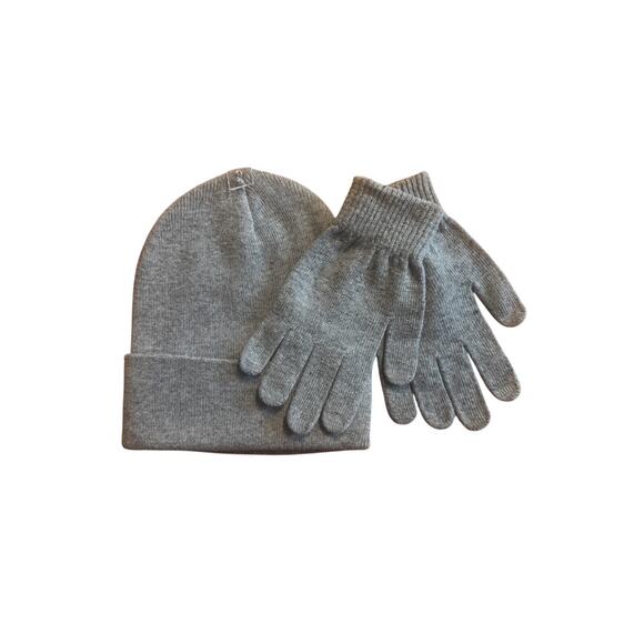 wild fable UNISEX touch screen compatible gray gloves and beanie hat set NWT - Picture 2 of 6